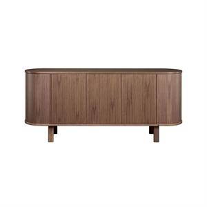 Skovby SM543 opbevaringsskænk - Lakeret valnød - Mål: 190 x 82 x 45 cm.